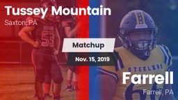 Matchup: Tussey Mountain vs. Farrell  2019