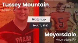 Matchup: Tussey Mountain vs. Meyersdale  2020