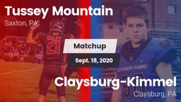Matchup: Tussey Mountain vs. Claysburg-Kimmel  2020