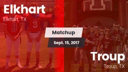 Matchup: Elkhart vs. Troup  2017