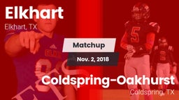 Matchup: Elkhart vs. Coldspring-Oakhurst  2018