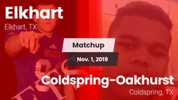 Matchup: Elkhart vs. Coldspring-Oakhurst  2019