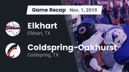 Recap: Elkhart  vs. Coldspring-Oakhurst  2019