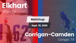 Matchup: Elkhart vs. Corrigan-Camden  2020