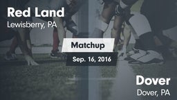 Matchup: Red Land vs. Dover  2016