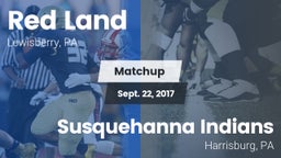 Matchup: Red Land vs. Susquehanna Indians  2017