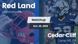 Matchup: Red Land vs. Cedar Cliff  2019