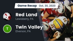 Recap: Red Land  vs. Twin Valley  2020