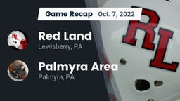 Recap: Red Land  vs. Palmyra Area  2022