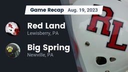 Recap: Red Land  vs. Big Spring  2023
