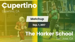 Matchup: Cupertino vs. The Harker School 2017
