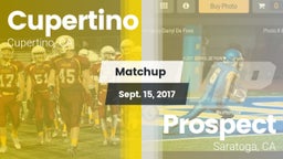 Matchup: Cupertino vs. Prospect  2017
