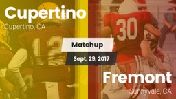 Matchup: Cupertino vs. Fremont  2017