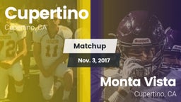 Matchup: Cupertino vs. Monta Vista  2017