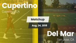 Matchup: Cupertino vs. Del Mar  2018