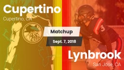 Matchup: Cupertino vs. Lynbrook  2018