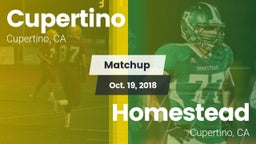 Matchup: Cupertino vs. Homestead  2018