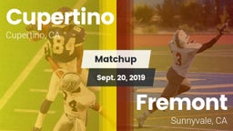 Matchup: Cupertino vs. Fremont  2019
