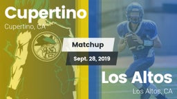 Matchup: Cupertino vs. Los Altos  2019