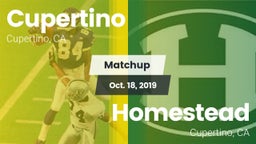 Matchup: Cupertino vs. Homestead  2019