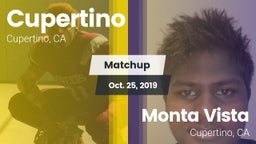 Matchup: Cupertino vs. Monta Vista  2019