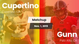 Matchup: Cupertino vs. Gunn  2019