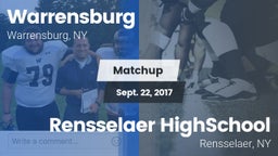 Matchup: Warrensburg vs. Rensselaer HighSchool 2017