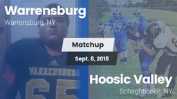 Matchup: Warrensburg vs. Hoosic Valley  2018