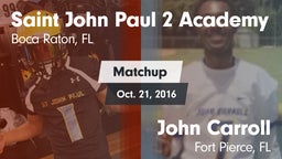 Matchup: Pope John Paul II vs. John Carroll  2016