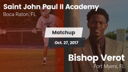 Matchup: Saint John Paul II vs. Bishop Verot  2017