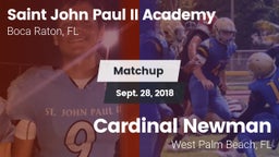 Matchup: Saint John Paul II vs. Cardinal Newman   2018