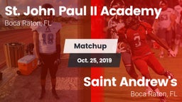 Matchup: Saint John Paul II vs. Saint Andrew's  2019