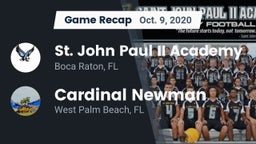 Recap: St. John Paul II Academy vs. Cardinal Newman   2020