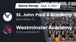 Recap: St. John Paul II Academy vs. Westminster Academy 2021