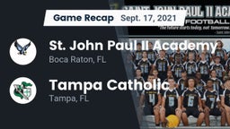 Recap: St. John Paul II Academy vs. Tampa Catholic  2021