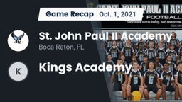Recap: St. John Paul II Academy vs. Kings Academy 2021