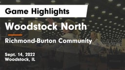 Woodstock North  vs Richmond-Burton Community  Game Highlights - Sept. 14, 2022