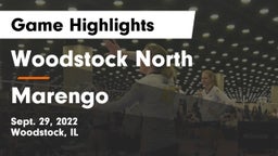 Woodstock North  vs Marengo Game Highlights - Sept. 29, 2022