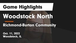 Woodstock North  vs Richmond-Burton Community  Game Highlights - Oct. 11, 2022