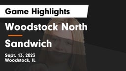 Woodstock North  vs Sandwich  Game Highlights - Sept. 13, 2023