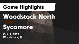 Woodstock North  vs Sycamore  Game Highlights - Oct. 9, 2023