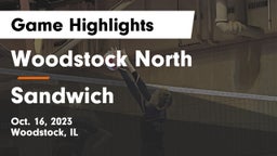 Woodstock North  vs Sandwich  Game Highlights - Oct. 16, 2023