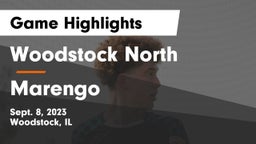 Woodstock North  vs Marengo  Game Highlights - Sept. 8, 2023