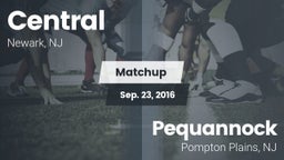 Matchup: Central vs. Pequannock  2016