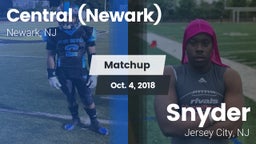 Matchup: Central vs. Snyder  2018