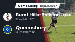 Recap: Burnt Hills-Ballston Lake  vs. Queensbury  2017
