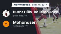 Recap: Burnt Hills-Ballston Lake  vs. Mohonasen  2017