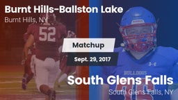 Matchup: Burnt Hills-Ballston vs. South Glens Falls  2017