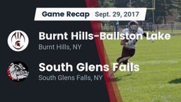 Recap: Burnt Hills-Ballston Lake  vs. South Glens Falls  2017