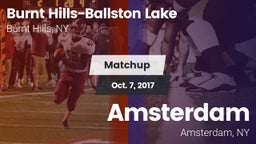Matchup: Burnt Hills-Ballston vs. Amsterdam  2017